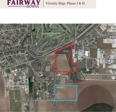 Fairway Downs Subdivision Phase 1 consists of 53 lots.  Deed on San Angelo Country Club in Texas - for sale on GolfHomes.com, golf home, golf lot
