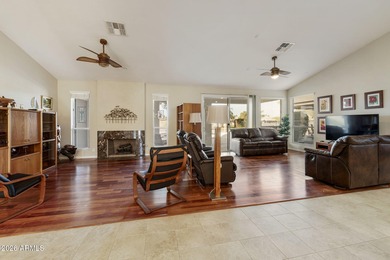 Popular Barcelona model with an almost 300sf casita situated on Oakwood Golf Club  in Arizona - for sale on GolfHomes.com, golf home, golf lot