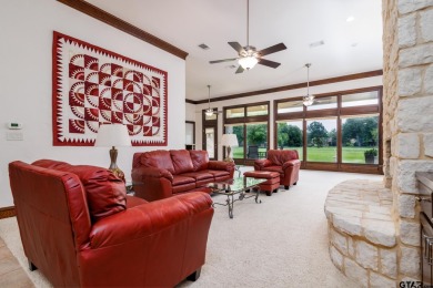 This beautiful custom home on the golf course in Hideaway Lake on Hide-A-Way Lake Golf Course in Texas - for sale on GolfHomes.com, golf home, golf lot