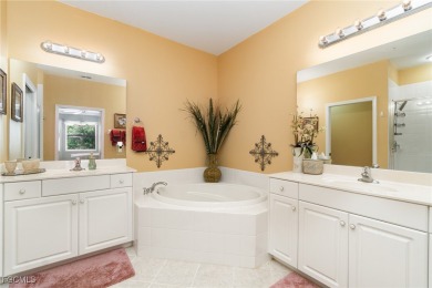 Relax out on the lanai and enjoy the tranquil preserve views on Legends Golf and Country Club in Florida - for sale on GolfHomes.com, golf home, golf lot