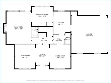 Great family home built by Leary Brown.  Hardwood floors and on Maple Ridge Golf Club in Georgia - for sale on GolfHomes.com, golf home, golf lot