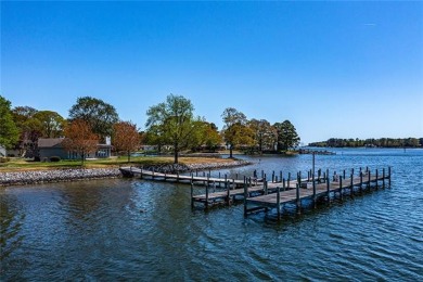 EXPANSIVE Waterfront Views on a POINT of land with DEEP on Indian Creek Yacht and Country Club in Virginia - for sale on GolfHomes.com, golf home, golf lot