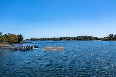 EXPANSIVE Waterfront Views on a POINT of land with DEEP on Indian Creek Yacht and Country Club in Virginia - for sale on GolfHomes.com, golf home, golf lot