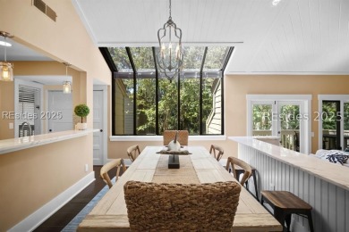 This is the most special St. Andrews Villa end unit to be sold on Palmetto Dunes Golf Course and Resort in South Carolina - for sale on GolfHomes.com, golf home, golf lot
