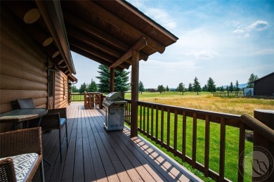 Beautiful rustic log home with modern comforts perfectly on Red Lodge Golf Club in Montana - for sale on GolfHomes.com, golf home, golf lot