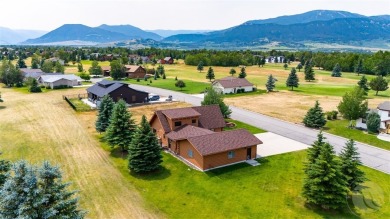 Beautiful rustic log home with modern comforts perfectly on Red Lodge Golf Club in Montana - for sale on GolfHomes.com, golf home, golf lot