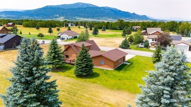 Beautiful rustic log home with modern comforts perfectly on Red Lodge Golf Club in Montana - for sale on GolfHomes.com, golf home, golf lot