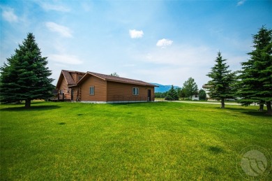 Beautiful rustic log home with modern comforts perfectly on Red Lodge Golf Club in Montana - for sale on GolfHomes.com, golf home, golf lot