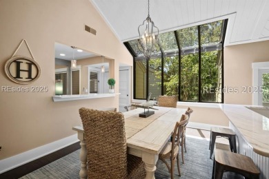 This is the most special St. Andrews Villa end unit to be sold on Palmetto Dunes Golf Course and Resort in South Carolina - for sale on GolfHomes.com, golf home, golf lot