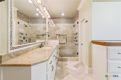 Four bedroom/four bath home with a game room overlooks Mill on Mill Creek Golf Club in Texas - for sale on GolfHomes.com, golf home, golf lot