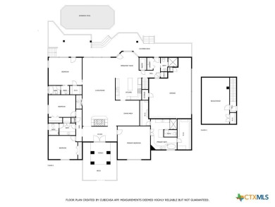 Four bedroom/four bath home with a game room overlooks Mill on Mill Creek Golf Club in Texas - for sale on GolfHomes.com, golf home, golf lot