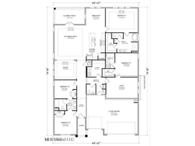 This ''Camden'' floor by Dr Horton The mother-in-law suite on Pine Bayou Golf Course in Mississippi - for sale on GolfHomes.com, golf home, golf lot