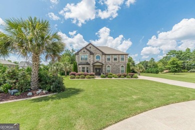 Discover this beautifully designed 4-sided brick home tucked on Crystal Lake Golf and Country Club in Georgia - for sale on GolfHomes.com, golf home, golf lot