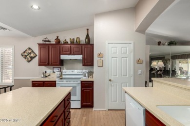 Located in the gated community of Oakwood in Sun Lakes, this on Oakwood Golf Club  in Arizona - for sale on GolfHomes.com, golf home, golf lot
