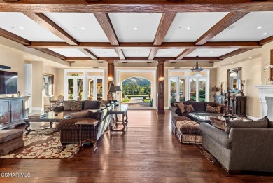 Authentic Mediterranean masterpiece with panoramic unobstructed on North Ranch Country Club in California - for sale on GolfHomes.com, golf home, golf lot