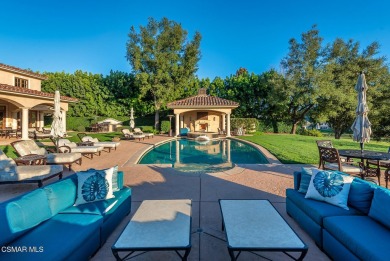 Authentic Mediterranean masterpiece with panoramic unobstructed on North Ranch Country Club in California - for sale on GolfHomes.com, golf home, golf lot