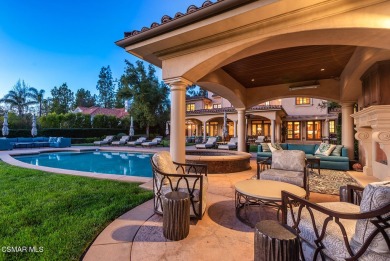 Authentic Mediterranean masterpiece with panoramic unobstructed on North Ranch Country Club in California - for sale on GolfHomes.com, golf home, golf lot