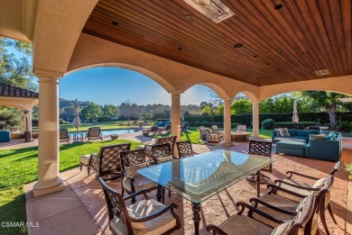 Authentic Mediterranean masterpiece with panoramic unobstructed on North Ranch Country Club in California - for sale on GolfHomes.com, golf home, golf lot