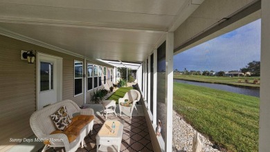 Come take a tour of this 2016 Palm Harbor Wellington Model one on The Riverside Golf Club in Florida - for sale on GolfHomes.com, golf home, golf lot