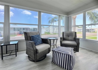 This beautifully maintained 2-bedroom, 2-bath home is truly on Fairway Village Golf Course in Florida - for sale on GolfHomes.com, golf home, golf lot
