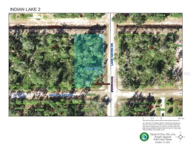 Come build your forever home on this beautiful half acre corner on Indian Lake Estates Golf and Country Club in Florida - for sale on GolfHomes.com, golf home, golf lot