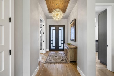 Built in 2022 and perfectly positioned on the 9th hole of the on Aspen Lakes Golf Course in Oregon - for sale on GolfHomes.com, golf home, golf lot