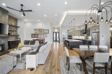 Built in 2022 and perfectly positioned on the 9th hole of the on Aspen Lakes Golf Course in Oregon - for sale on GolfHomes.com, golf home, golf lot