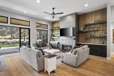 Built in 2022 and perfectly positioned on the 9th hole of the on Aspen Lakes Golf Course in Oregon - for sale on GolfHomes.com, golf home, golf lot