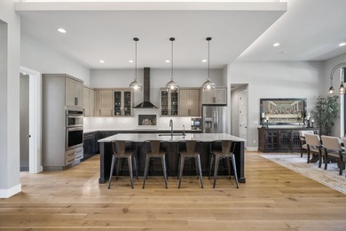 Built in 2022 and perfectly positioned on the 9th hole of the on Aspen Lakes Golf Course in Oregon - for sale on GolfHomes.com, golf home, golf lot