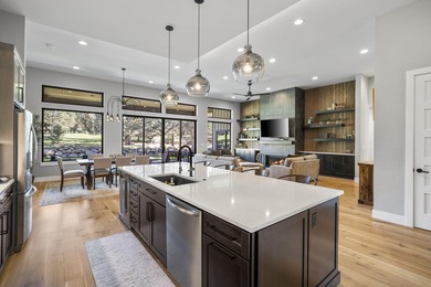 Built in 2022 and perfectly positioned on the 9th hole of the on Aspen Lakes Golf Course in Oregon - for sale on GolfHomes.com, golf home, golf lot