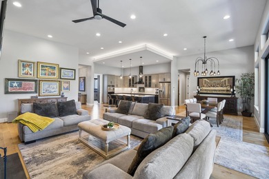Built in 2022 and perfectly positioned on the 9th hole of the on Aspen Lakes Golf Course in Oregon - for sale on GolfHomes.com, golf home, golf lot
