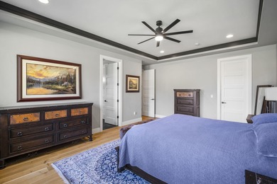 Built in 2022 and perfectly positioned on the 9th hole of the on Aspen Lakes Golf Course in Oregon - for sale on GolfHomes.com, golf home, golf lot