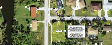 Discover this inviting residential lot in a desirable Port on Port Charlotte Golf Club in Florida - for sale on GolfHomes.com, golf home, golf lot