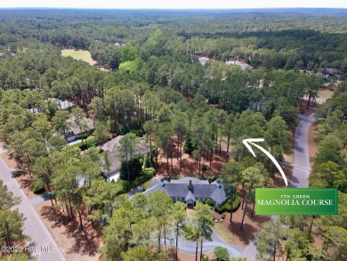 Overlooking the 7th green of Pinewild's Magnolia Course, this on Pinewild Country Club of Pinehurst in North Carolina - for sale on GolfHomes.com, golf home, golf lot