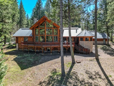 Spectacular Golf Course Mountain Getaway. Stunning Log home with on Meadowcreek Golf Resort in Idaho - for sale on GolfHomes.com, golf home, golf lot