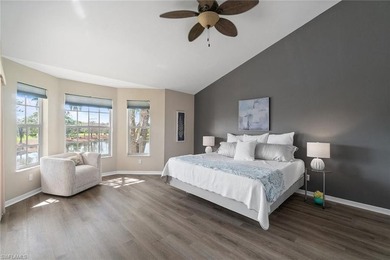 Sweeping, tranquil views set the tone for this beautifully on Estero Country Club in Florida - for sale on GolfHomes.com, golf home, golf lot