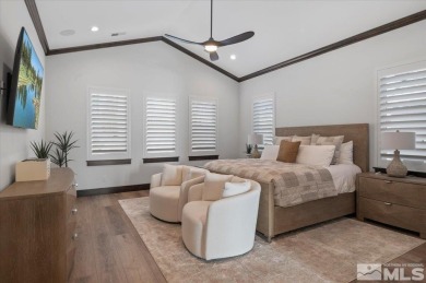 Built in just 2022, this meticulous modern Montreux stunner on Montreux Golf and Country Club in Nevada - for sale on GolfHomes.com, golf home, golf lot