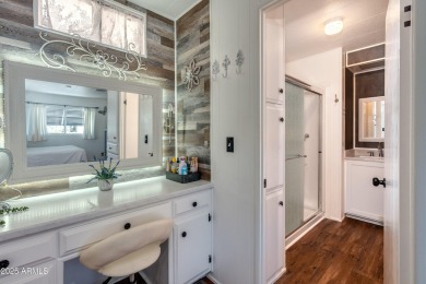 This charming and well-maintained, recently updated 2-bedroom on Fountain of the Sun Country Club in Arizona - for sale on GolfHomes.com, golf home, golf lot