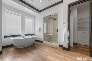 Built in just 2022, this meticulous modern Montreux stunner on Montreux Golf and Country Club in Nevada - for sale on GolfHomes.com, golf home, golf lot