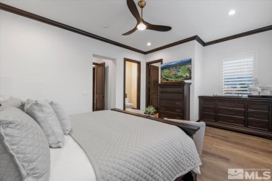 Built in just 2022, this meticulous modern Montreux stunner on Montreux Golf and Country Club in Nevada - for sale on GolfHomes.com, golf home, golf lot