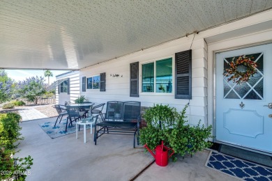 This charming and well-maintained, recently updated 2-bedroom on Fountain of the Sun Country Club in Arizona - for sale on GolfHomes.com, golf home, golf lot