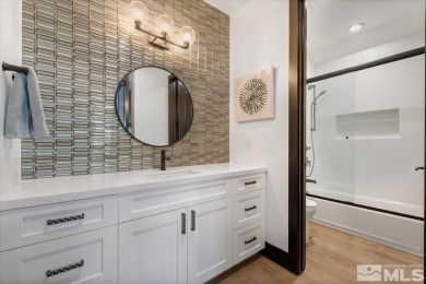 Built in just 2022, this meticulous modern Montreux stunner on Montreux Golf and Country Club in Nevada - for sale on GolfHomes.com, golf home, golf lot