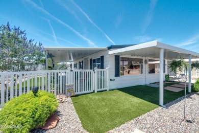 This charming and well-maintained, recently updated 2-bedroom on Fountain of the Sun Country Club in Arizona - for sale on GolfHomes.com, golf home, golf lot
