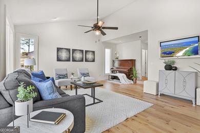 Welcome to this beautifully updated 4-bedroom home perfectly on Canongate At Flat Creek Club in Georgia - for sale on GolfHomes.com, golf home, golf lot