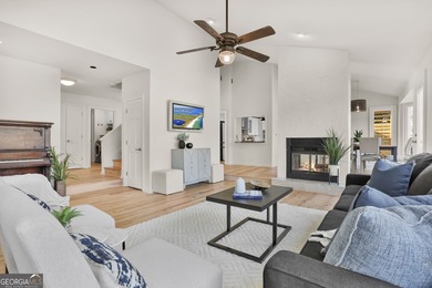 Welcome to this beautifully updated 4-bedroom home perfectly on Canongate At Flat Creek Club in Georgia - for sale on GolfHomes.com, golf home, golf lot