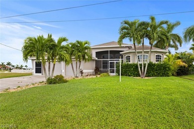 POOL Home in NW Cape Coral! A growing location, across from on Burnt Store Golf Club in Florida - for sale on GolfHomes.com, golf home, golf lot