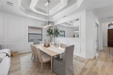 This highly desirable Maria model showcases a wide eastern lake on Bonita National Golf Course in Florida - for sale on GolfHomes.com, golf home, golf lot