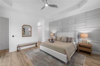 This highly desirable Maria model showcases a wide eastern lake on Bonita National Golf Course in Florida - for sale on GolfHomes.com, golf home, golf lot