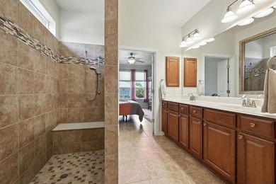 Stunning Tifton Walk Floor Plan located in the vibrant 55+ on Frisco Lakes Golf Course in Texas - for sale on GolfHomes.com, golf home, golf lot