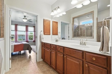 Stunning Tifton Walk Floor Plan located in the vibrant 55+ on Frisco Lakes Golf Course in Texas - for sale on GolfHomes.com, golf home, golf lot